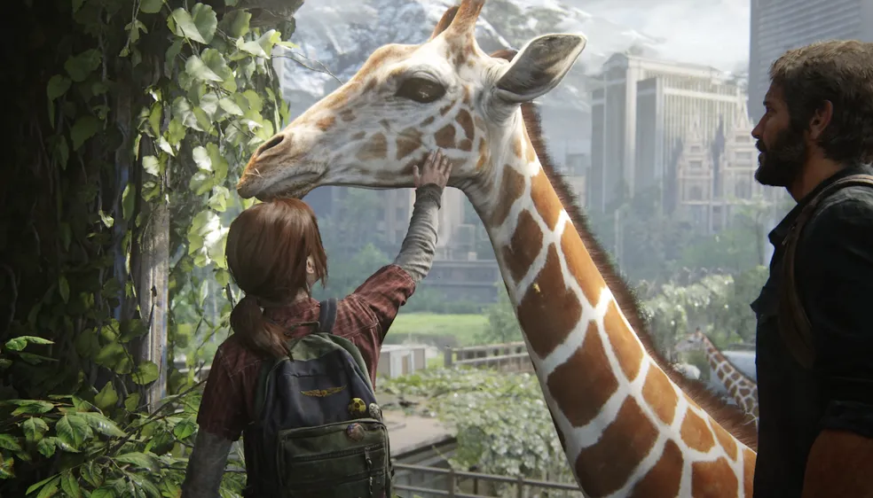 Foto do set de filmagens da série de The Last of Us mostra Joel e Ellie