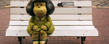 Estátua da Mafalda em San Telmo, Argentina