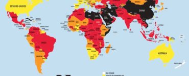 Mapa da liberdade de imprensa no mundo