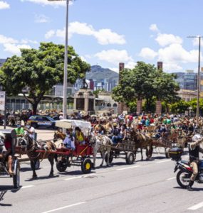 Manifestação de carroceiros em BH