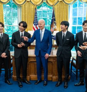 BTS with Joe Biden in the White House