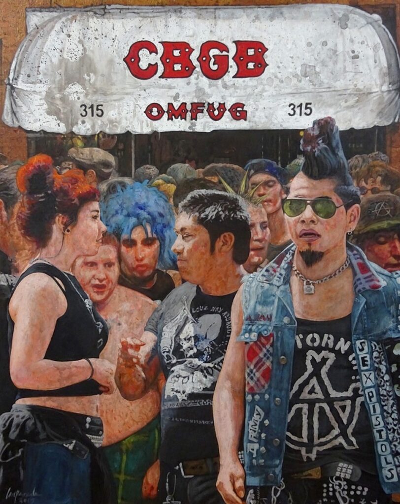 Bar CBGB em tela.