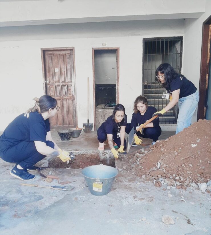 Imagem das escavações DOI-CODI/SP