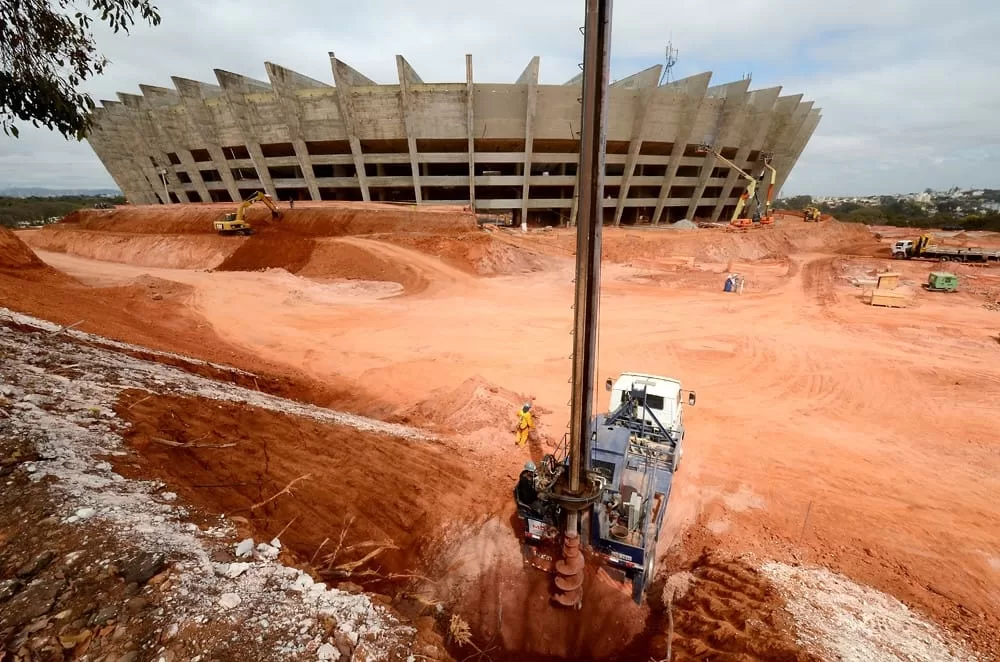Obras no estádio mineirão