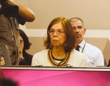 Vera Paiva presente na solenidade