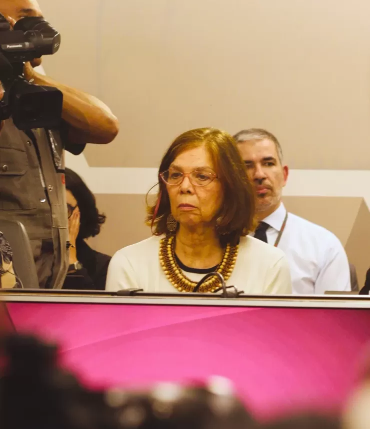 Vera Paiva presente na solenidade