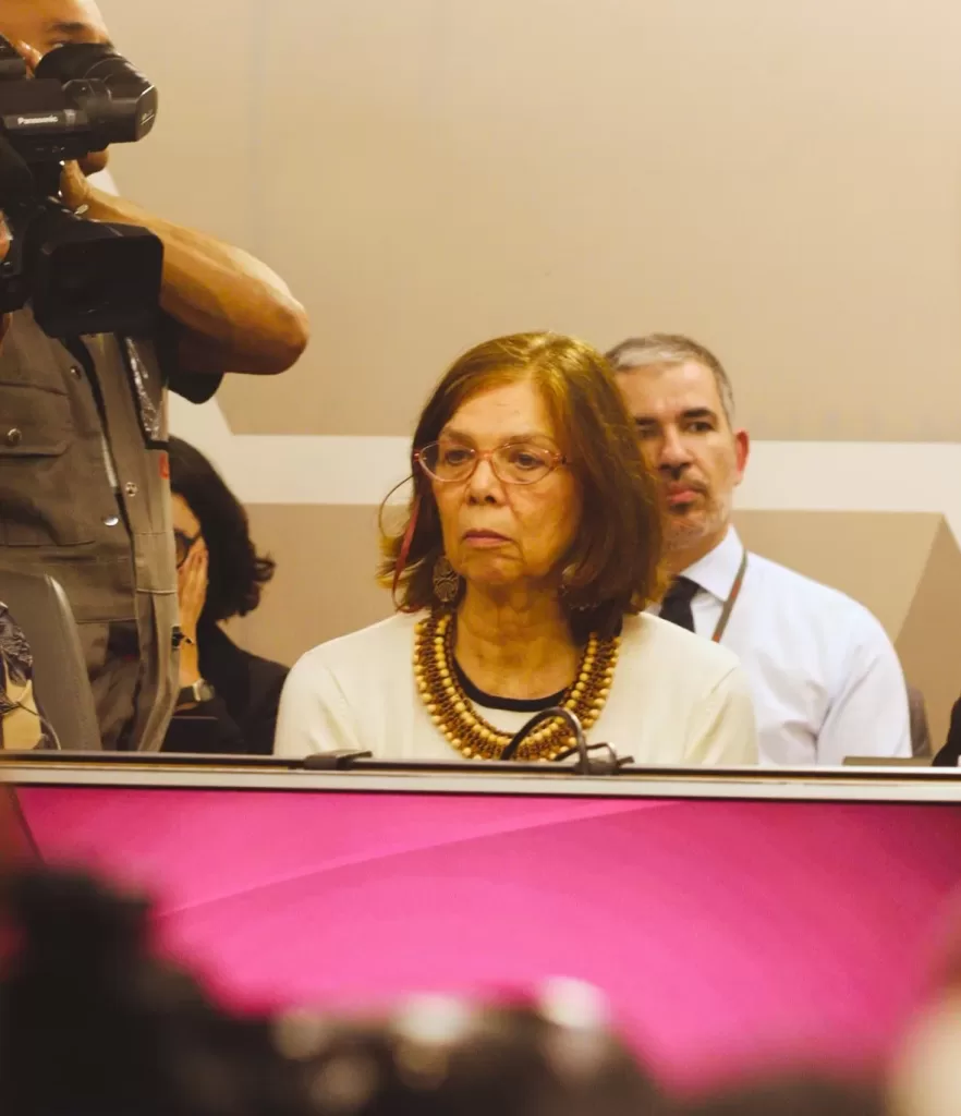 Vera Paiva presente na solenidade