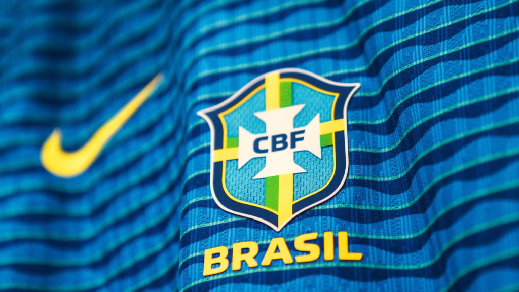 Camisa azul seleção brasileira